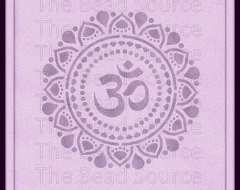 Crown Chakra Stencil, Yoga Stencil, Mylar Stencil, Chakra Symbol, Reusable Painting Stencil, pochoir, art stencil, Sahasrara, Chakra Stencil