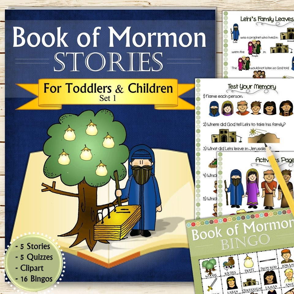 Set 1 of Book of Mormon Stories For Toddlers and Children