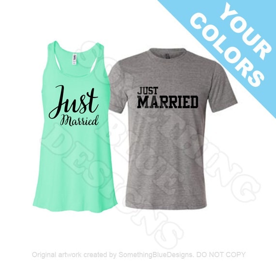 just married tee shirts