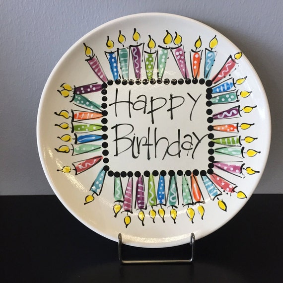 Happy Birthday Plate