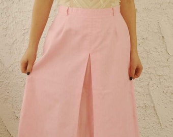1950s Pink Soda Fountain Skirt - sz S/M