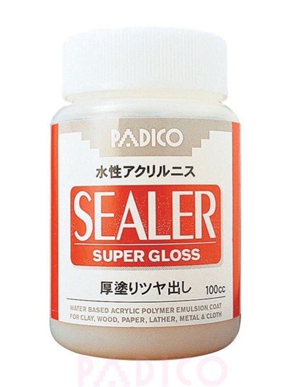 Padico Sealer Super Gloss for Clay wood paper leather