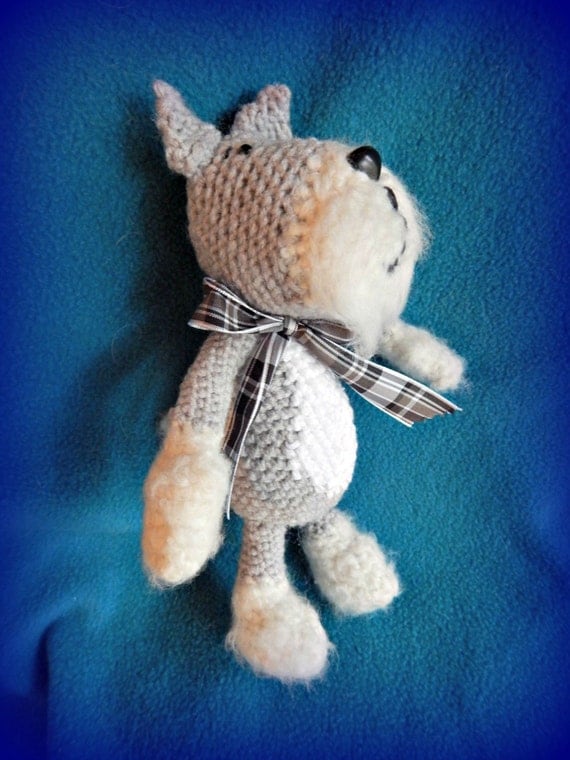Schnauzer, Miniature or Standard Schnauzer Amigurumi, Schnauzer Stuffie, Baby Toy Schauzer, Dog Toy, Pet Replica, Cute Schnauzer Dog Doll