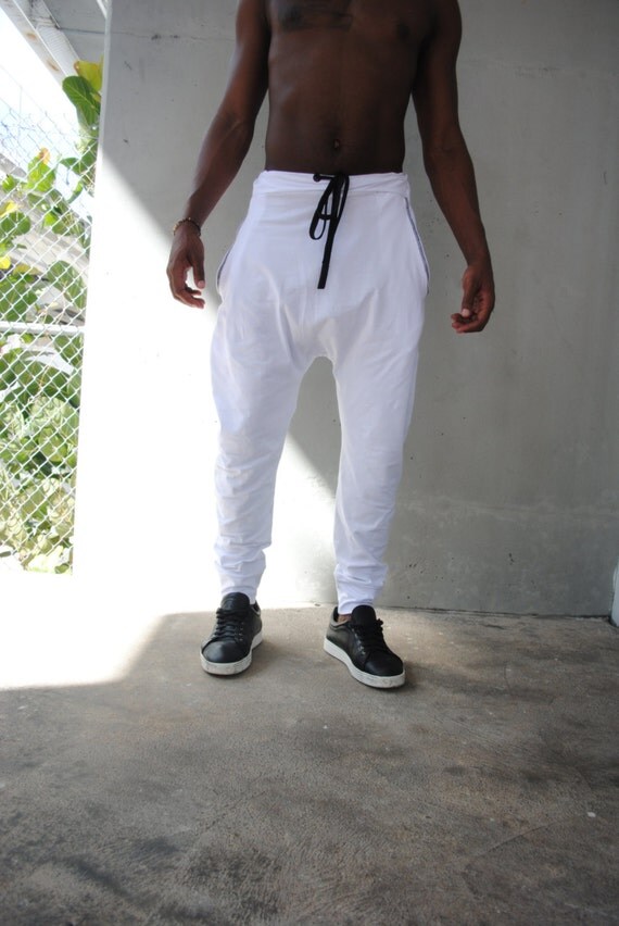 White harem pants for men Get the coolest joggers, harem pants, leggings, jeggings and more, all made for dancing. Find athleisure leggings for school-to-studio and hip-hop pants with streetwear style all at great prices. Powered by.