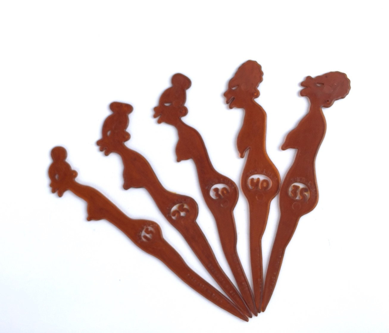 Zulu Lulu Plastic Cocktail Stirrers or Swizzle Sticks Set of