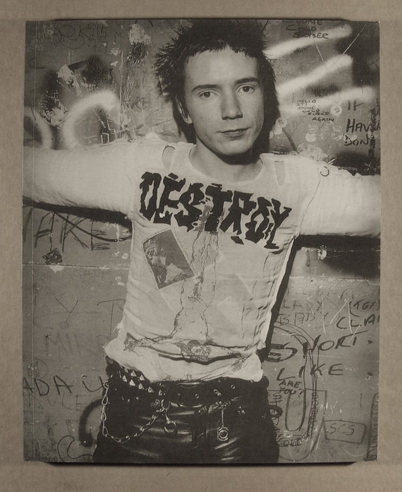 Destroy Sex Pistols 1977 Black And White Photo Book By