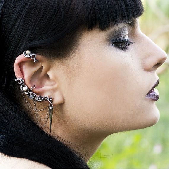 Ear Cuff Spike Cartilage Earring Ear Cuff Wrap