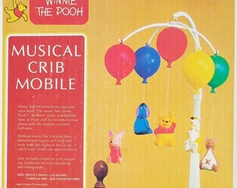 winnie the pooh musical crib toy