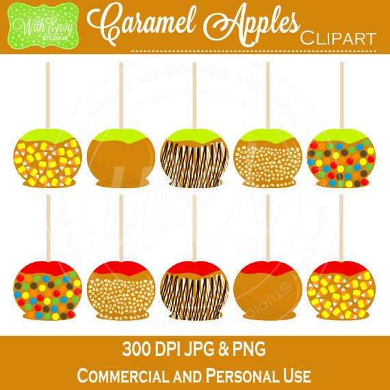 free clipart caramel apple - photo #48