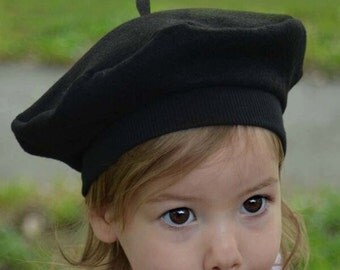 French Beret for Baby, Toddler and Children in Felt Kids Hats Kids Costume Photo Prop Outer Wear Baby Hat Toddler Hat Kids Hat