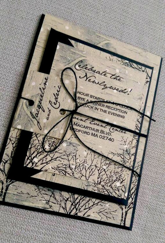 Etsy Winter Wedding Invitations 9