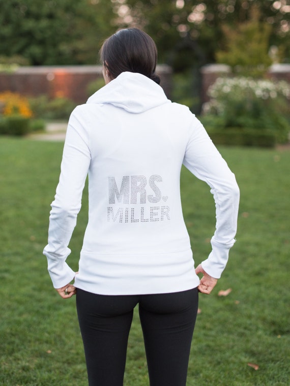 personalized zipper hoodie