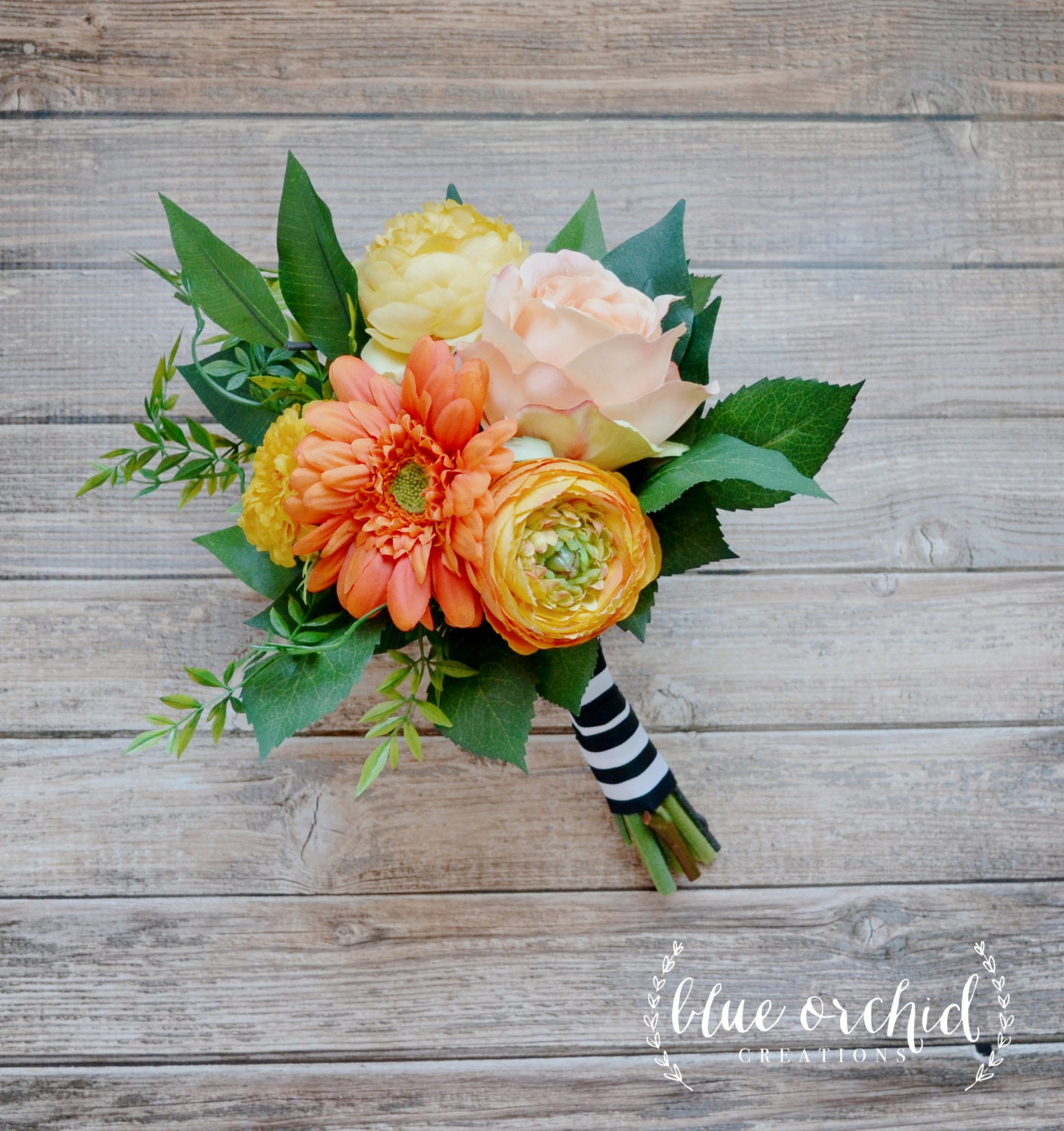 Petite Fall Bridesmaid Bouquet Bundle Style Bouquet Small