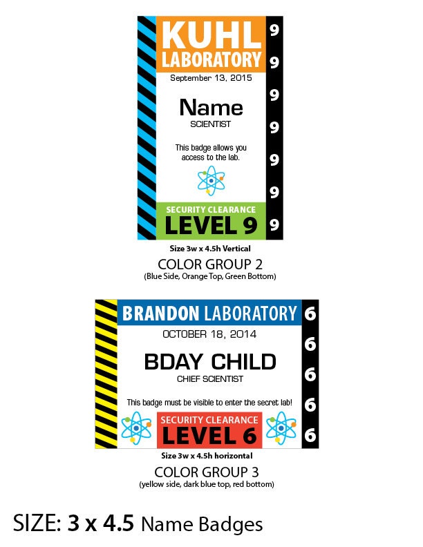 Scientist Badge Option 1 PRINTABLE
