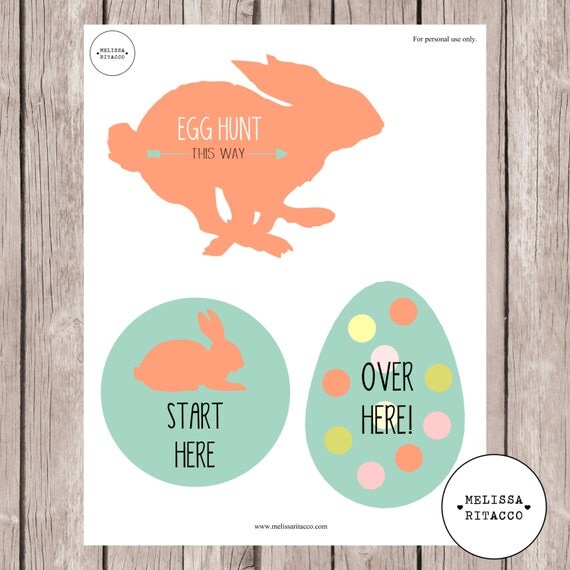 Items similar to Easter Egg Hunt Signs, Egg Hunt, Easter Party, Printable, Instant Download on Etsy