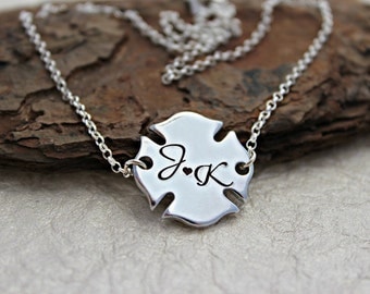Firefighter Wife Necklace - Firefighter Wife Jewelry - Firefighter Jewelry - Firefighter Girlfriend - Firefighter Mom - Fire Wife Jewelry