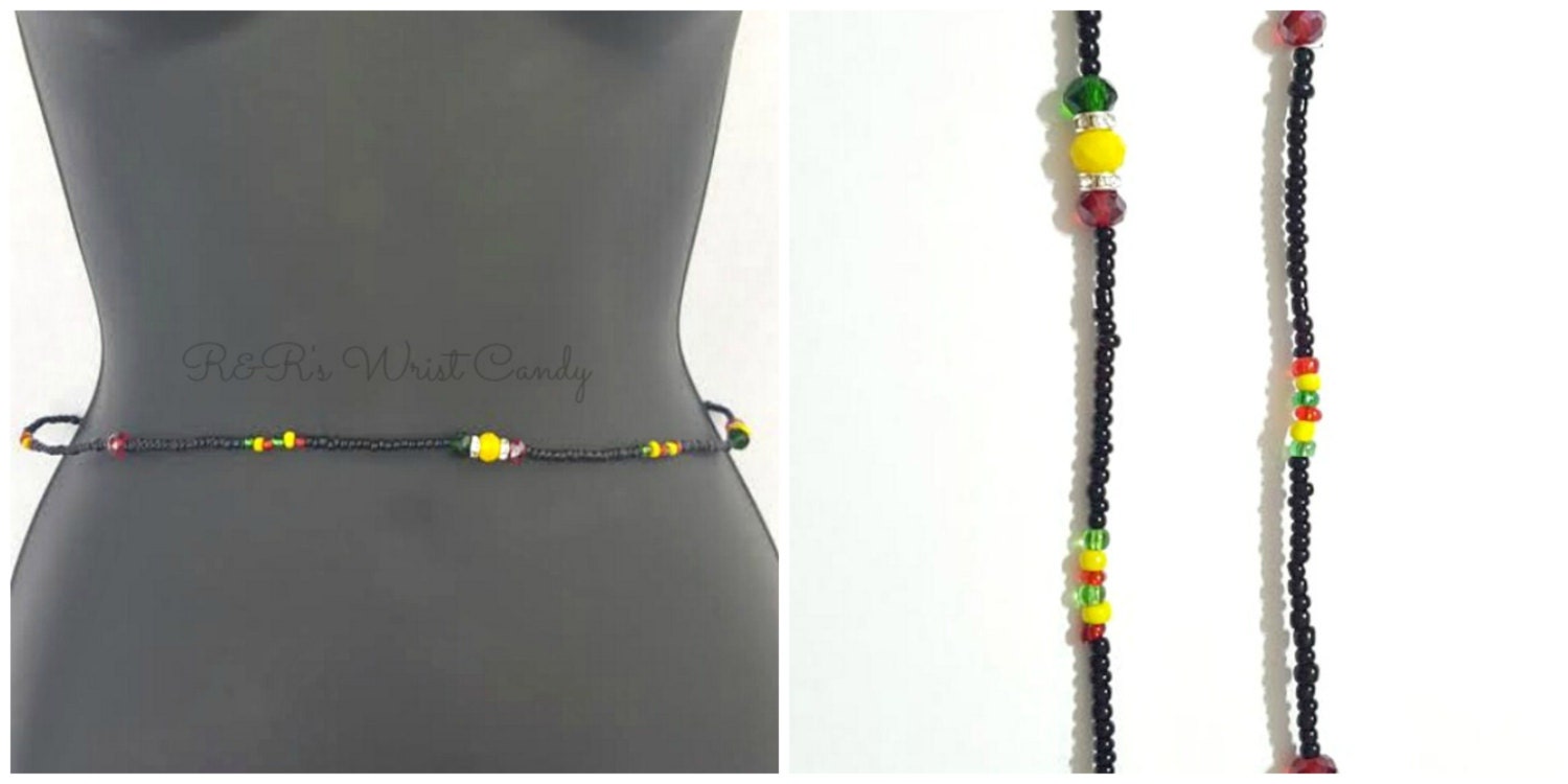 Waist Beads Beaded Belly Chain Seed Beads African Waist