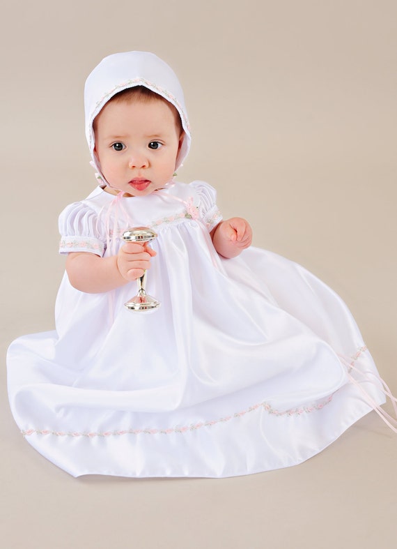 Mandi Baby Girl Baptism or Christening Dress by OneSmallChild