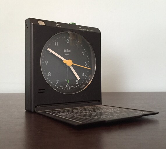 Vintage 90s BRAUN Voice Control AB 314 vsl / 3865 travel alarm