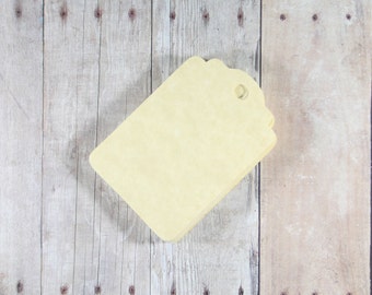 Antique Gold Gift Tags Set of 20 - Blank Gift Tags - Gold Favor Tags - Wedding Tags - Wish Tree Tags - Hang Tags - Gold Party Tags