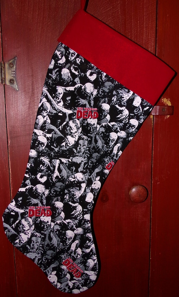 The Walking Dead Christmas Stocking