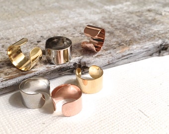 Gold Ear Cuff, Rose Gold Ear Cuff, Silver Ear Cuff, Bohemian Earrings, Ear Cuff