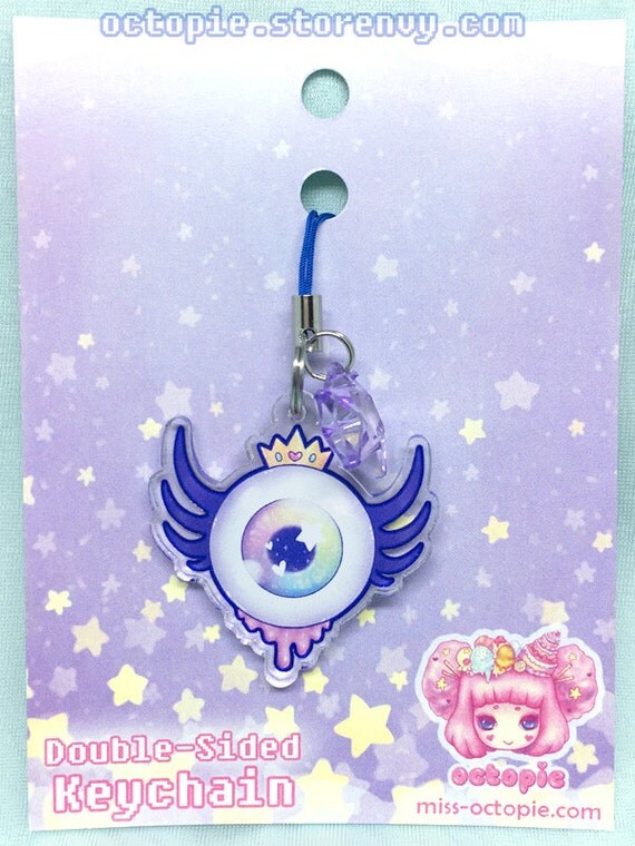 EyeLash Keychain / Cell Phone / DS Charm