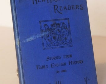 Historical readers Children British History textbook rare old book stories Antique