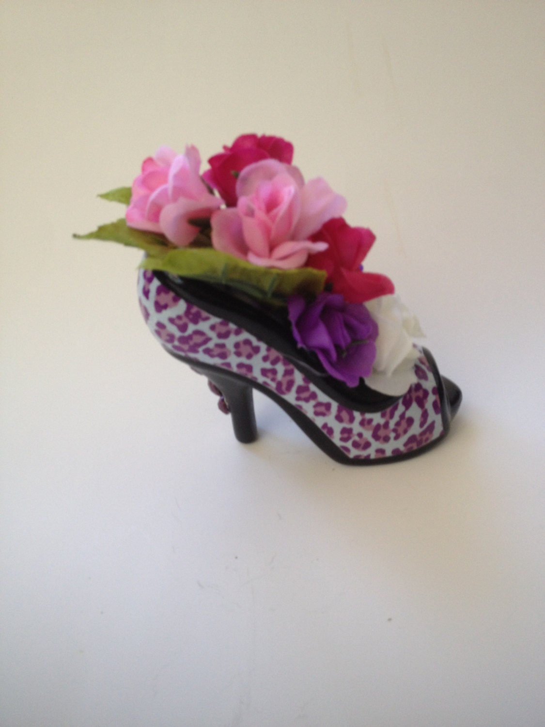 Purple High Heel Mini Floral 972