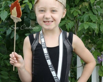 Olympic Torch & Laurels ~ Olympic Laurels ~ Olympic Costume ~ Greek Laurels ~ Grecian Costume ~ Grecian Laurels ~ Olympic Crown