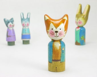 fox peg doll