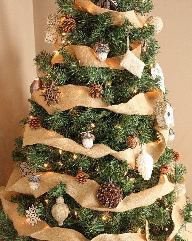 Burlap Christmas Tree Ribbon Burlap Ribbon Tree Ribbon