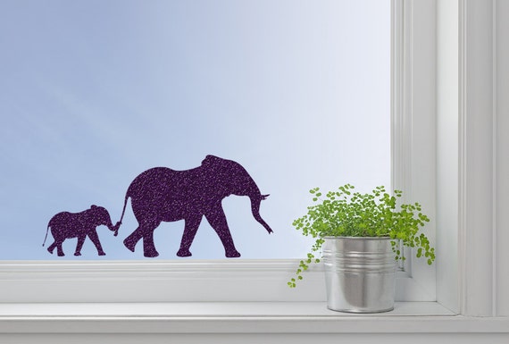 MOTHER AND BABY FABRIC STICKER