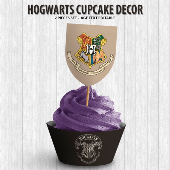 Hogwarts Cupcake Decor