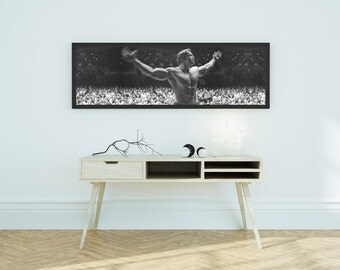 Arnold Schwarzenegger - Panoramic Poster - Conquer