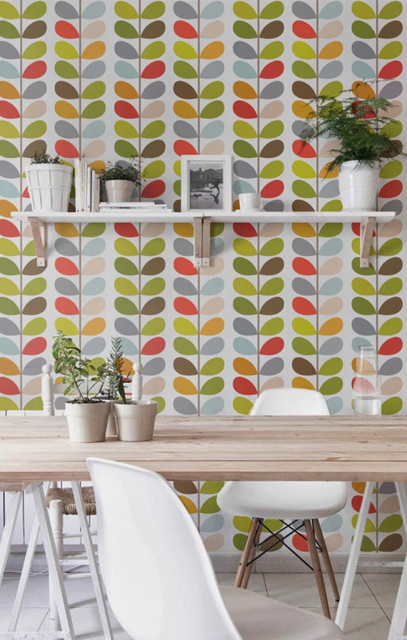 Self adhesive vinyl temporary removable wallpaper wall by Betapet