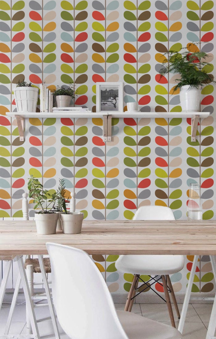 Self adhesive vinyl temporary removable wallpaper wall by Betapet