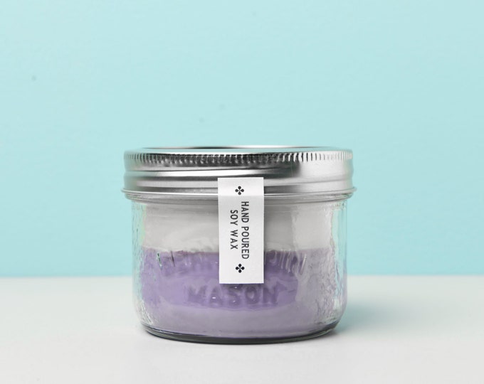 9 oz Dark Lavender Musk Soy Candle **All Natural**