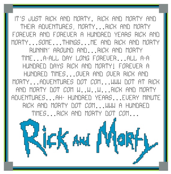 Rick And Morty 100 Years Quote