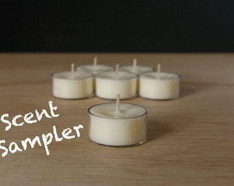 6pk Scent Sampler Soy Tealights