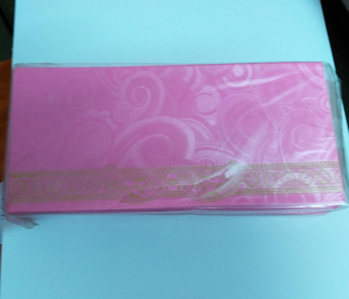 25 Pink Paper Envelopes for Money Check Gift Thanksgiving