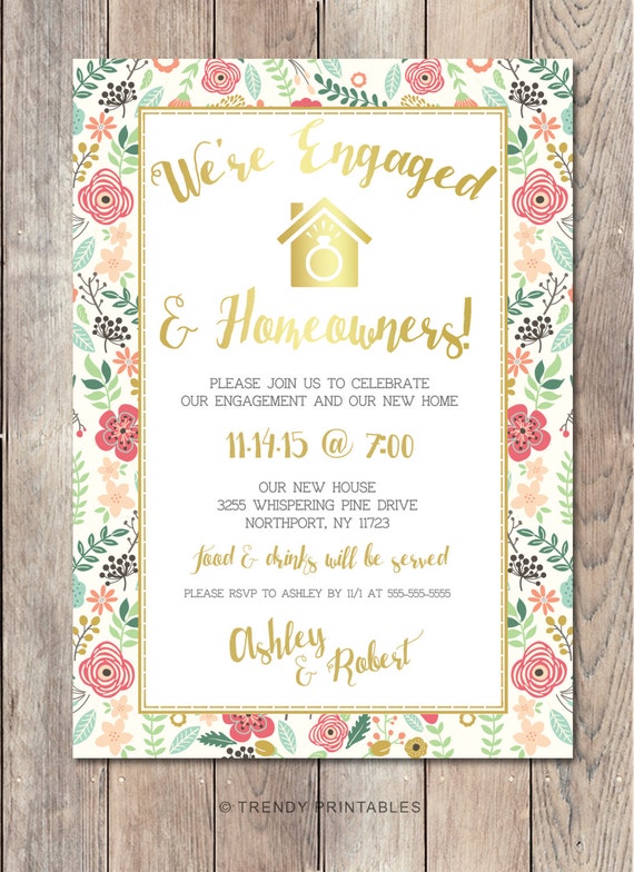 Engagement And Housewarming Party Invitations 9