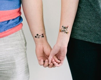3 mickey and minnie temporary tattoos geektat 3 mickey and minnie temporary tattoos geektat