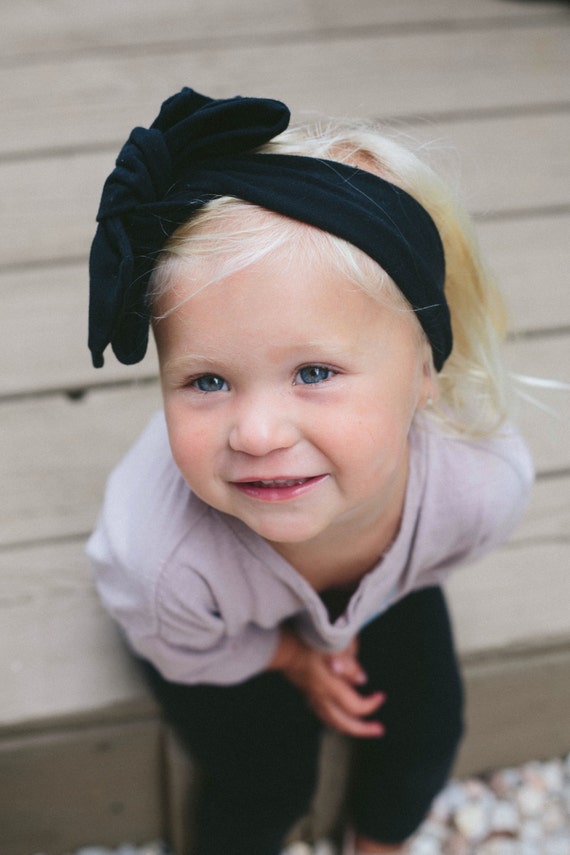 Items similar to Black headwrap baby; baby headwraps; head wrap baby