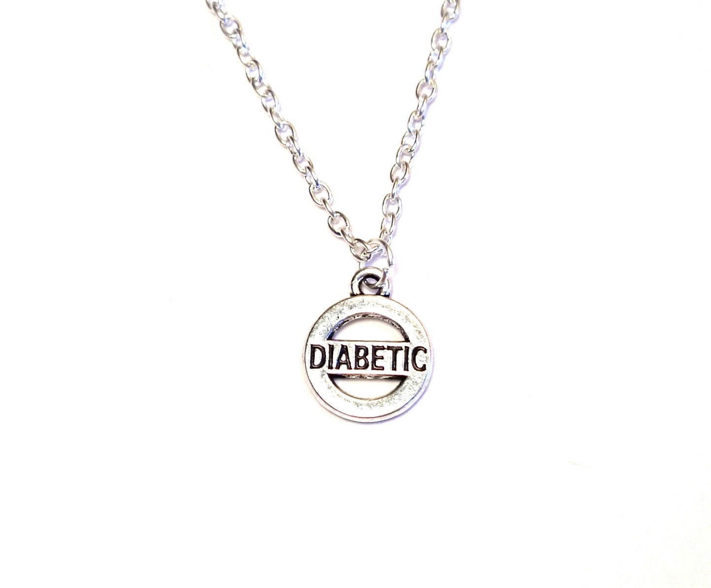 Diabetic Necklace Diabetic Jewelry by GustavsDachshundShop on Etsy