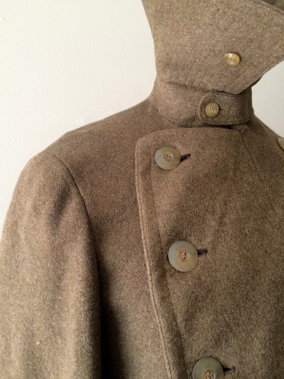 1900S Mens Vintage Military Wool Coat By by MooreVintageBK on Etsy