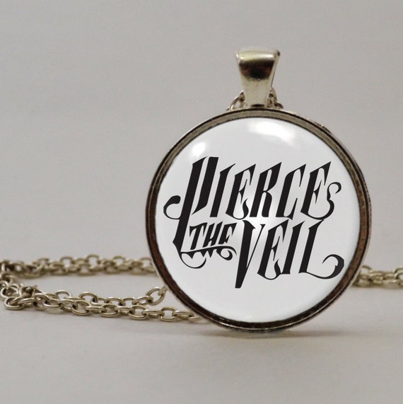 Pierce the Veil Band Logo Pendant Necklace by HorcruxesAndDemigods