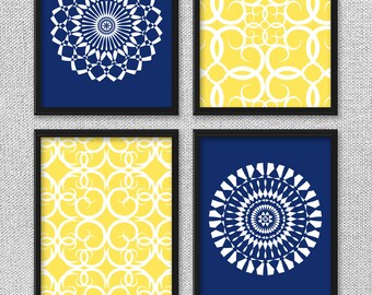 Printable Art Navy Wall Art INSTANT by InkandNectarDigital on Etsy
