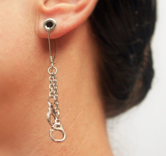 Earrings for Tunnels & Eyelets / Dangling by RezahDesignStudio