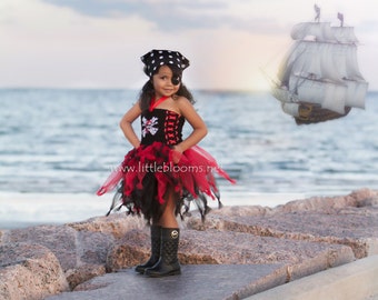 Pirate Costume, Pirate Cruise Tutu, Pirate Birthday Dress, Pirate Cruise Dress, Kids Pirate Costume, Pirate Birthday Tutu, Pirate Tutu Dress